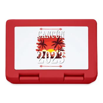 Cancún 2023 - Boîte à goûter - rouge - Devant