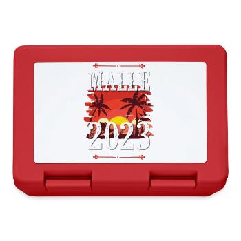Malle 2023 - Lunchbox - red - Front