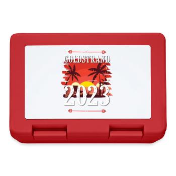 Sables d’Or 2023 - Boîte à goûter - rouge - Devant