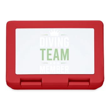 Diving Team - Lunchbox - red - Front