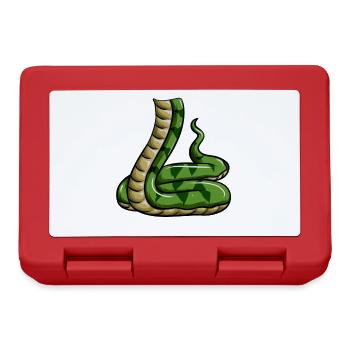 Serpent Reptilien, Pangolin, Corps de Serpent - Boîte à goûter - rouge - Devant
