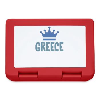 Greece 2023 Krone - Brotdose - Rot - Vorne