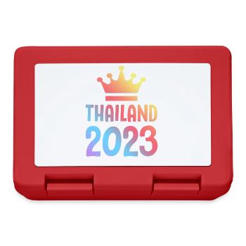 Thailand 2023 Krona - Lunchbox - red - Front