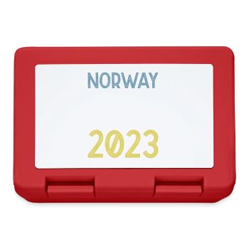 Norway 2023 Krone - Brotdose - Rot - Vorne