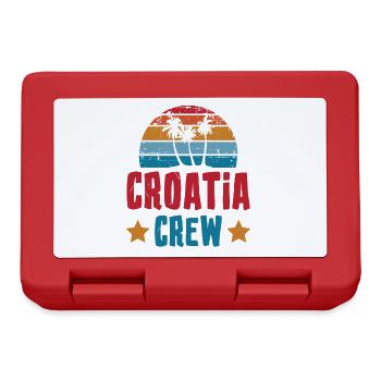 Croatia Crew - Lunchbox - red - Front