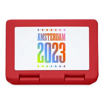 Amsterdam 2023 - Lunchbox - red - Front