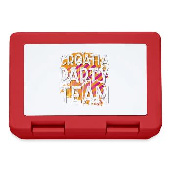 Croatia Party Team - Lunchbox - red - Front