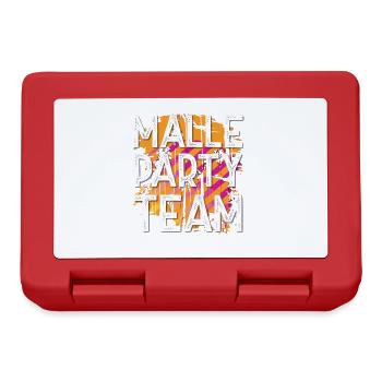 Malle Party Team - Lunchbox - red - Front