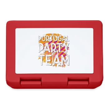Portugal Party Team - Brotdose - Rot - Vorne