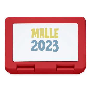 Malle 2023 - Lunchbox - red - Front