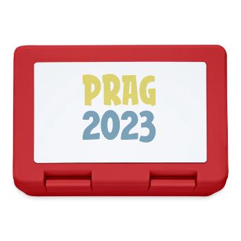 Prag 2023 - Brotdose - Rot - Vorne