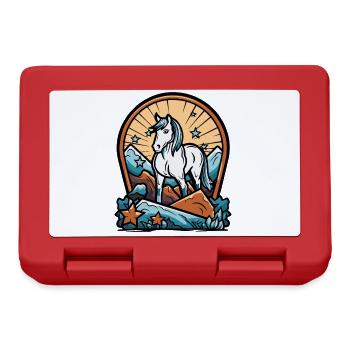 Ich liebe mein Pony - Brotdose - Rot - Vorne