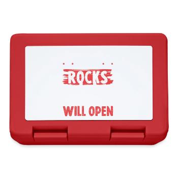 Rock Music - Lunchbox - red - Front