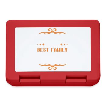 Proud Mom Mom Mom Saying Family - Lunchbox - red - Front