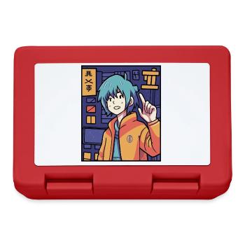 Garçon d’anime - Boîte à goûter - rouge - Devant