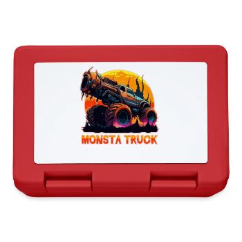 Großer böser Monstertruck - Brotdose - Rot - Vorne