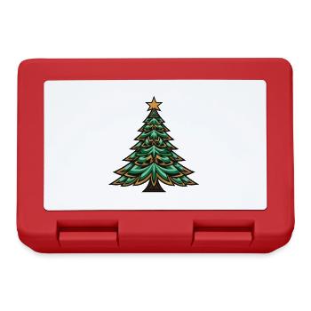 Christmas Tree Christmas - Lunchbox - red - Front
