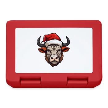 Bull Head Christmas Christmas - Lunchbox - red - Front