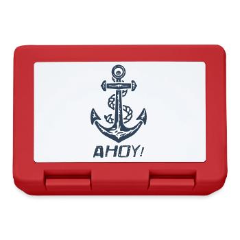 Ahoy Anker - Brotdose - Rot - Vorne