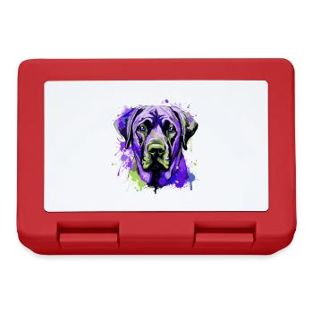 Kangal Dog Head Portrait Colorful - Lunchbox - red - Front