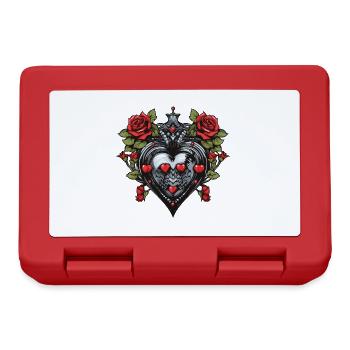 Coeur Symbole Amour - Boîte à goûter - rouge - Devant