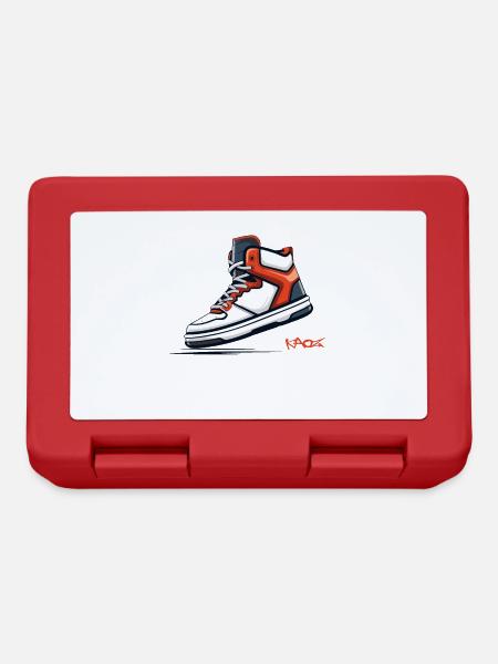 Sneaker Fan Turnschuh - Brotdose - Rot