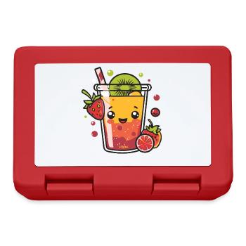 Juicy Fruit: Fruity Drink - Lunchbox - red - Front