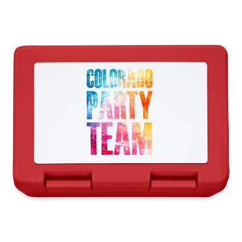 Colorado Party Équipe Coloré - Boîte à goûter - rouge - Devant