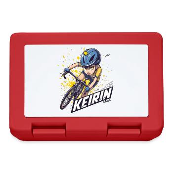 Japanese Keirin Cycling Anime Character - Lunchbox - red - Front