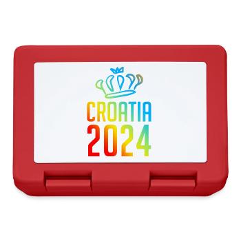 Croatia 2024 Colorful - Lunchbox - red - Front