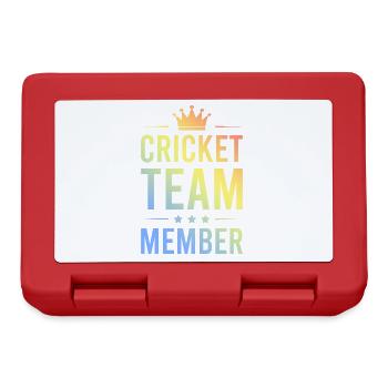 Cricket Team Bunt - Brotdose - Rot - Vorne