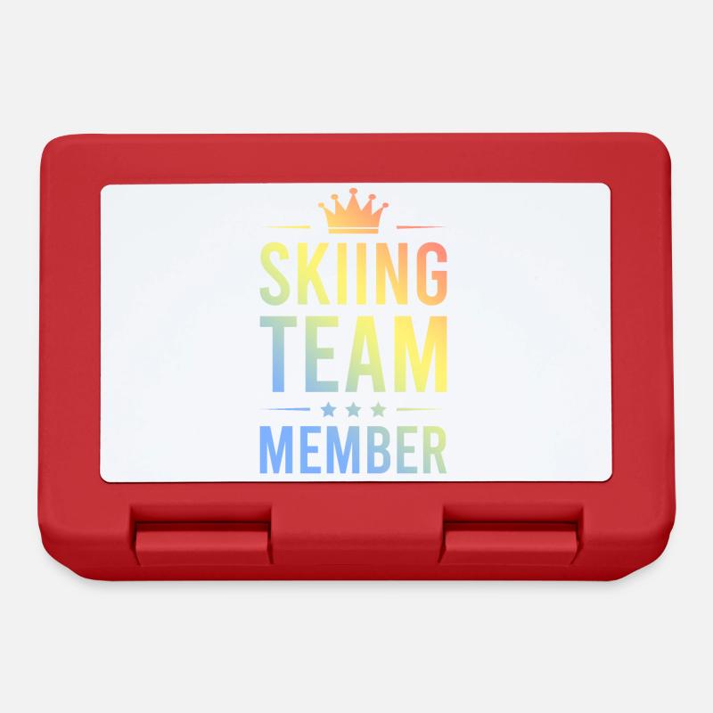 Amorti de l’équipe de ski - Boîte à goûter - rouge