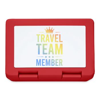 Travel Team Bunt - Brotdose - Rot - Vorne