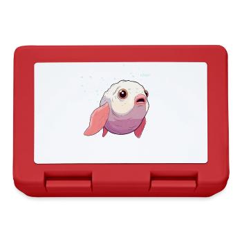 Ein Blob-ähnlicher Fisch - Brotdose - Rot - Vorne