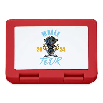 Malle 2024 Skeleton - Lunchbox - red - Front