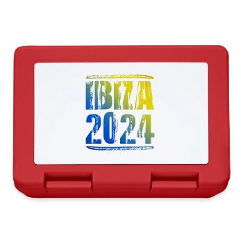 Ibiza 2024 Colorful Holidays - Lunchbox - red - Front