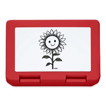 Cheerful Sunflower - Lunchbox - red - Front