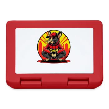 Parody: Communist Comrade Comrat the Rat - Lunchbox - red - Front