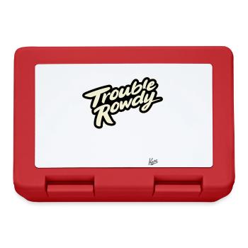 Trouble- and argument-making rowdy - Lunchbox - red - Front