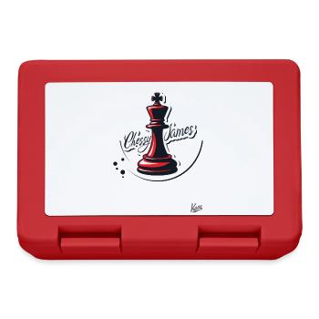Chessy James, der Schachmeister im Schach - Brotdose - Rot - Vorne