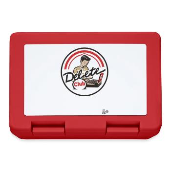 Computer nerd from the deletion club - Lunchbox - red - Front