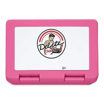 Computer nerd from the deletion club - Lunchbox - pink - Front