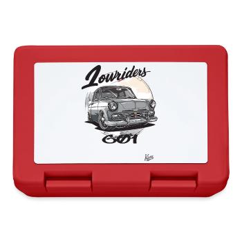 East Germany DDR Car Lowrider 601 Auto - Brotdose - Rot - Vorne