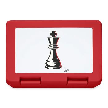 Roi des échecs - Boîte à goûter - rouge - Devant