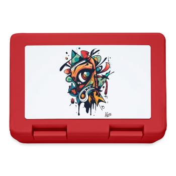 Le regard abstrait de l’art moderne - Boîte à goûter - rouge - Devant