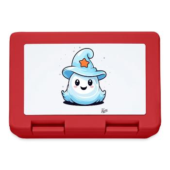 Cute little ghost with magic hat - Lunchbox - red - Front