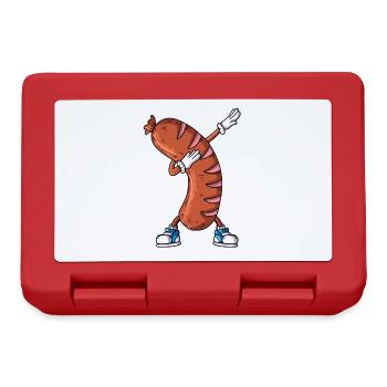 Grilling Charcoal Grill Sausage Roaster Makes Dabbibg - Lunchbox - red - Front