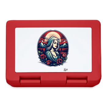Mother Nature: The Beauty of Faithful Women and Rose - Lunchbox - red - Front