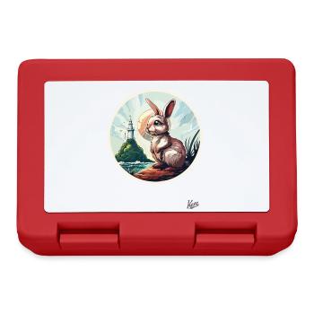 The hare at the lighthouse - Lunchbox - red - Front