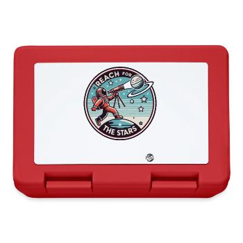Atteignez les étoiles - Astronauten Design - Boîte à goûter - rouge - Devant